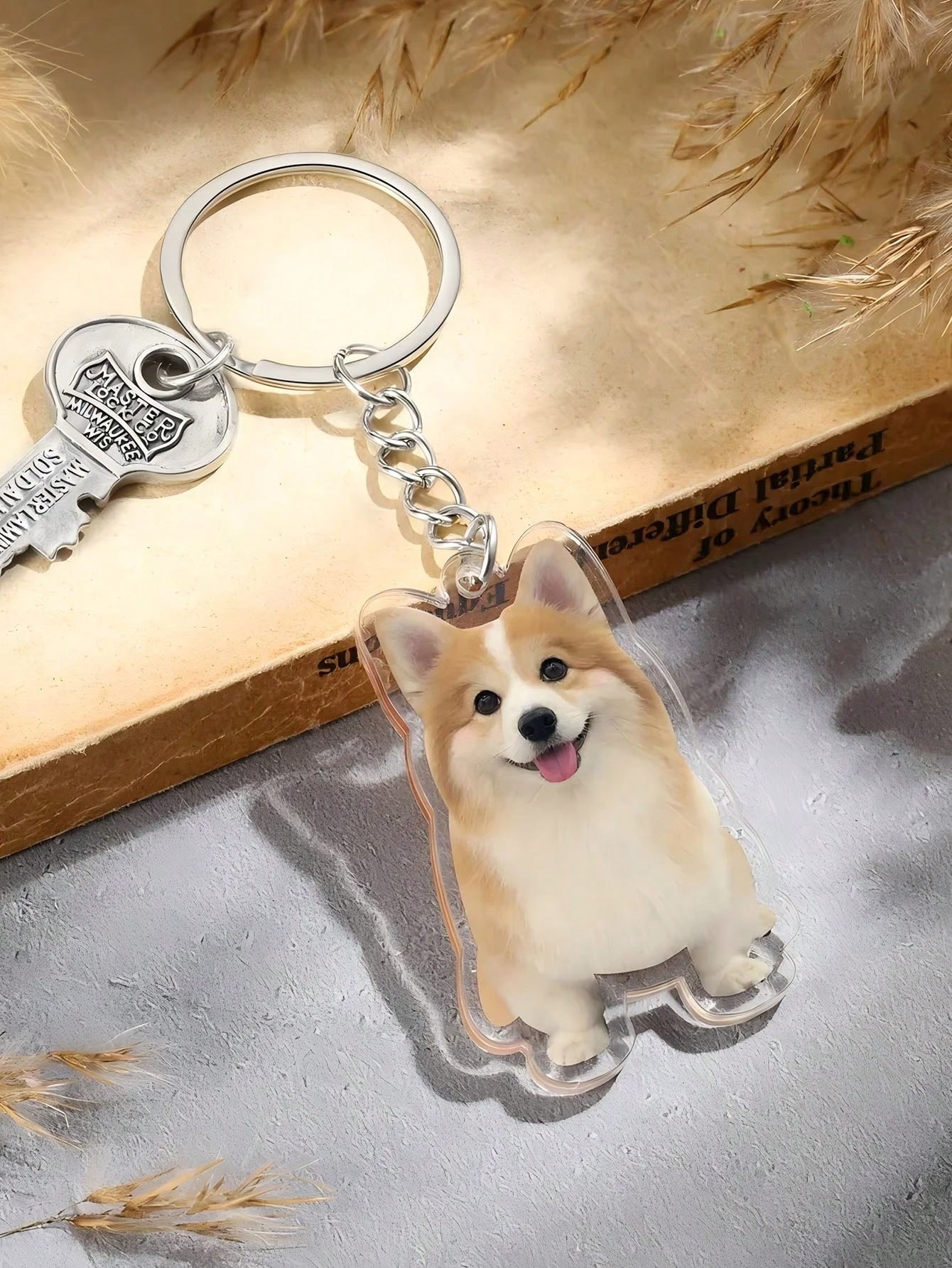 Custom-Cut Acrylic Photo Keychains Acrylic Decorative Pendants